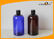 Colored PET Cosmetic Bottles , Personal Care Plastic Boston Bottle 500ml supplier