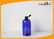 Colored PET Cosmetic Bottles , Personal Care Plastic Boston Bottle 500ml supplier