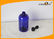 Colored PET Cosmetic Bottles , Personal Care Plastic Boston Bottle 500ml supplier