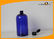 Colored PET Cosmetic Bottles , Personal Care Plastic Boston Bottle 500ml supplier