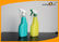 Green Yellow 550ml Plastic Empty Cosmetic Containers , Silk Screen Printing supplier