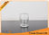 80 ml Amber Frosted Glass Cup Light Candle Holder , Vintage Glass Candle Holders supplier