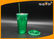 16oz Plastic Drink Bottles Double Layer Tumbler Cup with Straw and Lids supplier