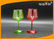 Acrylic 500cc Plastic Drink Bottles Green Champagne Beer Juice Cup for KTV Bars supplier