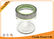 800ml glass food storage jars / Bottle With Visible Metal Screw Lid supplier