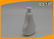 Fan shaped White Plastic Cosmetic Bottles / HDPE 300ml Plastic Pump Bottle supplier