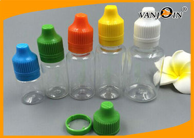 Plastic E-cigarette / E-cig Liquid Bottles10ml 15ml 20ml 25ml 30ml Recycled PE / PET Bottles