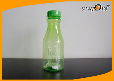 Green Wine Plastic Drink Bottles 350ml Reusing Plastic Water Bottles for Cocktail