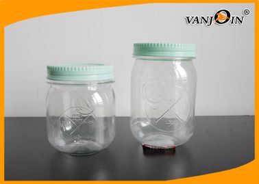 Food Grade Empty Plastic Jars 250ml / 550ml Disposable Plastic Food Containers